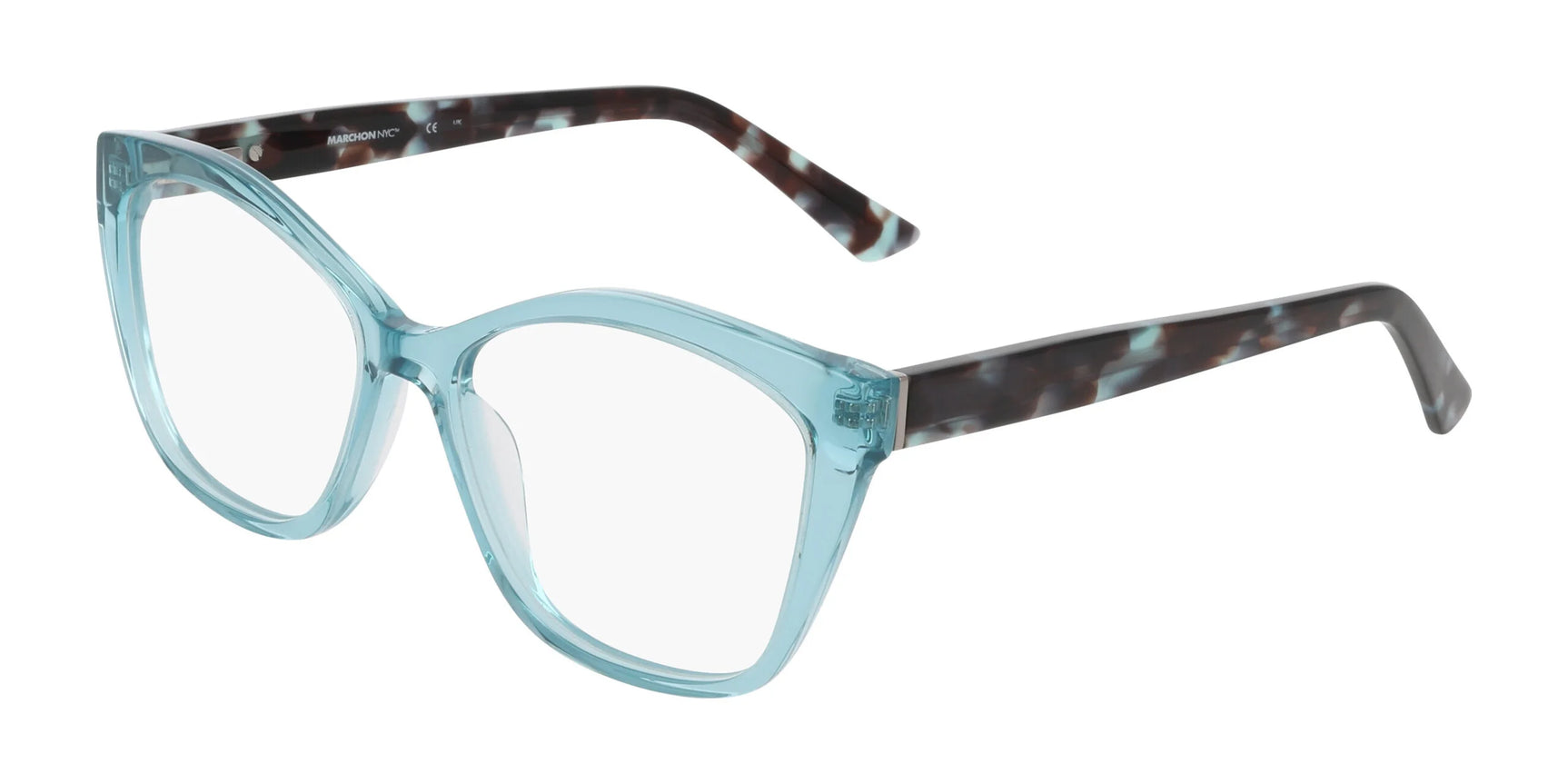 Marchon NYC 5041 Eyeglasses Aqua Crystal