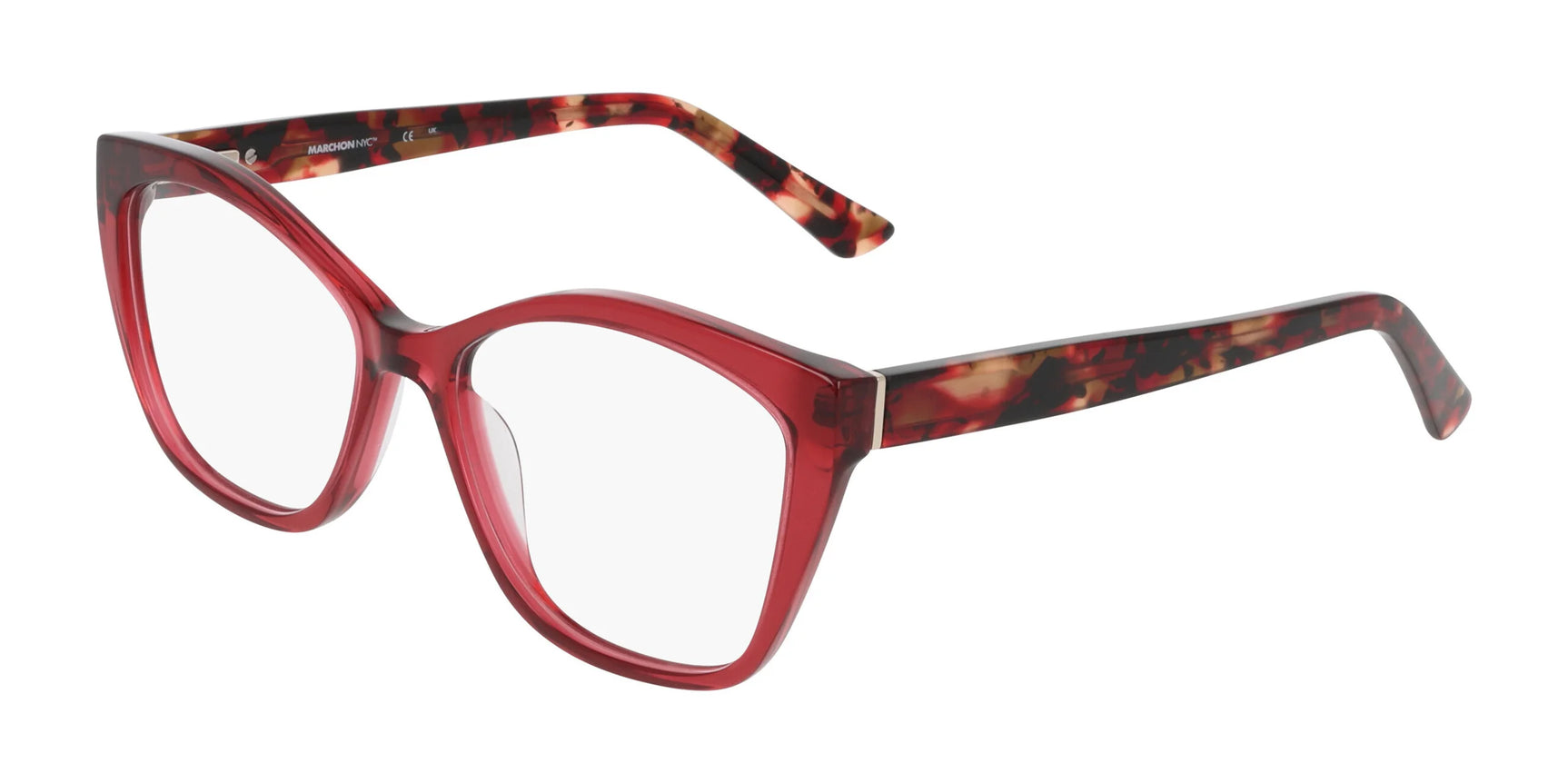 Marchon NYC 5041 Eyeglasses Ruby Crystal