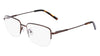 Marchon NYC M2020 Eyeglasses / Matte Brown / Size 53