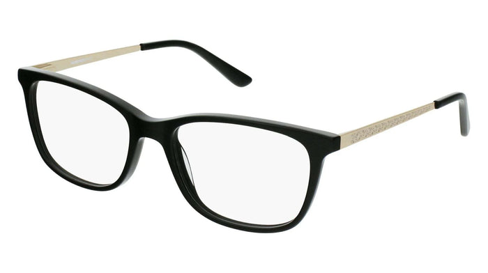 Marchon NYC M5009 Eyeglasses / Black / Gold / Size 53
