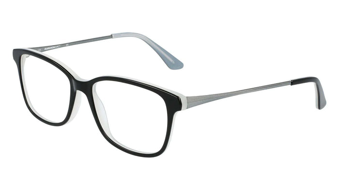 Marchon NYC M5012 Eyeglasses / Black Laminate / Size 51