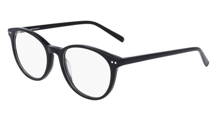 Marchon NYC M8505 Eyeglasses / Black / Horn / Size 52