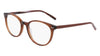 Marchon NYC M8505 Eyeglasses / Brown Crystal / Horn / Size 52