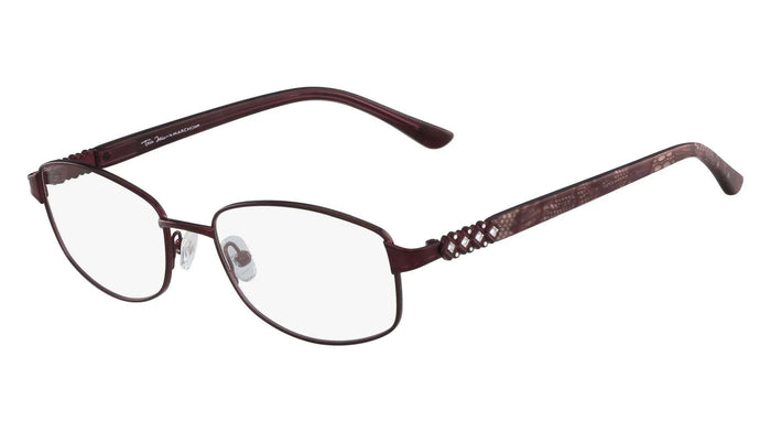 Marchon NYC TRES JOLIE 177 Eyeglasses / Burgundy / Size 50
