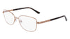 Marchon NYC TRES JOLIE 196 Eyeglasses / Brown / Size 55