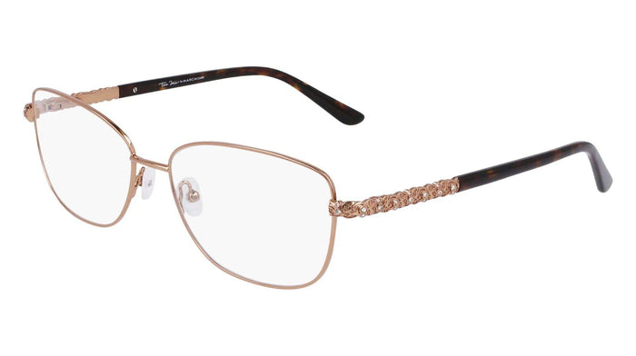 Marchon NYC TRES JOLIE 196 Eyeglasses / Brown / Size 55