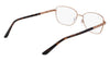 Marchon NYC TRES JOLIE 196 Eyeglasses / Brown / Size 55