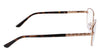 Marchon NYC TRES JOLIE 196 Eyeglasses / Brown / Size 55