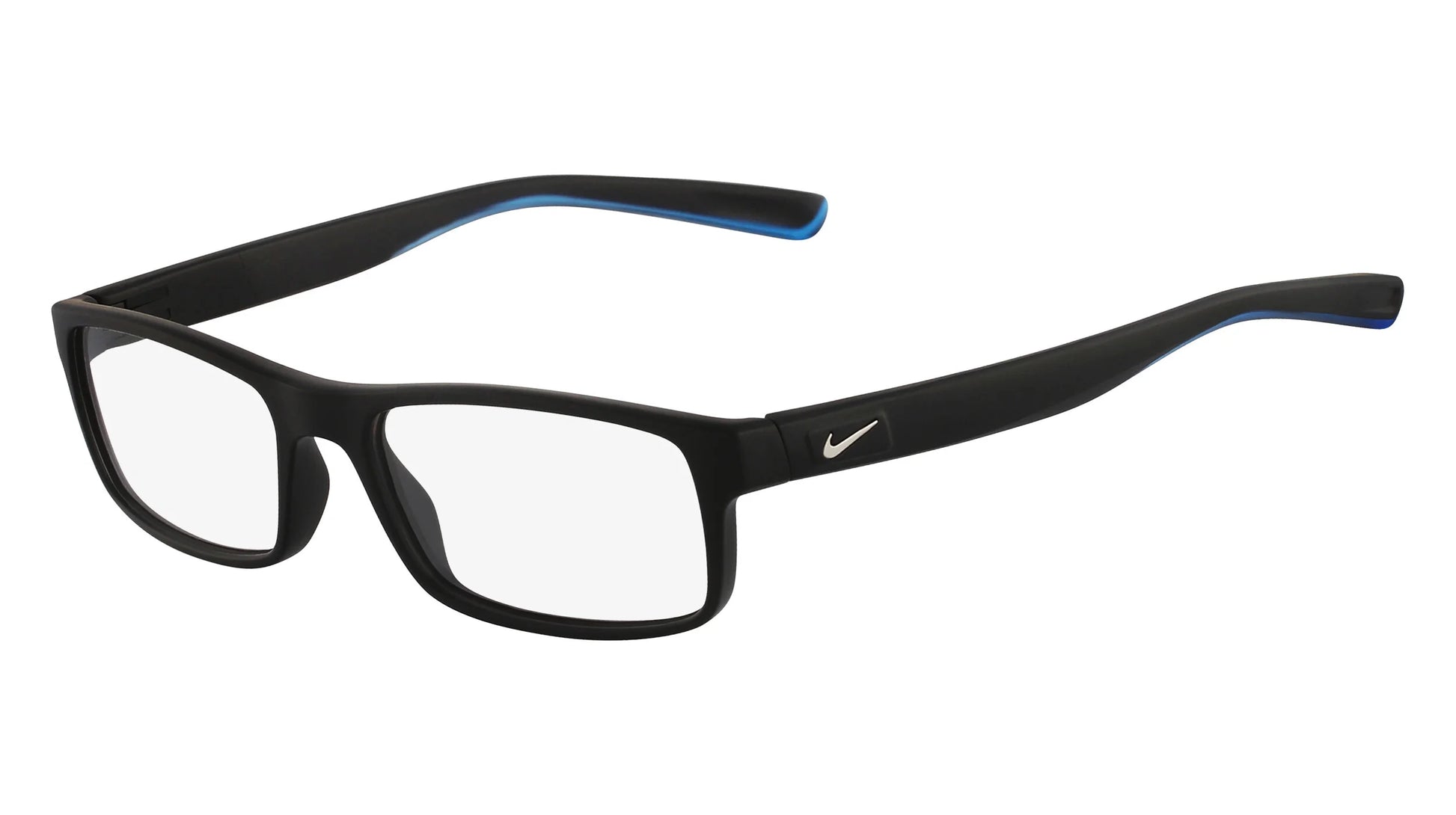 Nike 7090 Eyeglasses Matte Black / Crystal Photo Blue