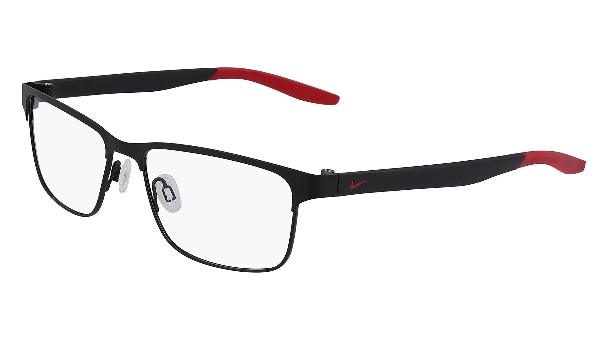 Nike 8130 Eyeglasses Satin Black / Gym Red