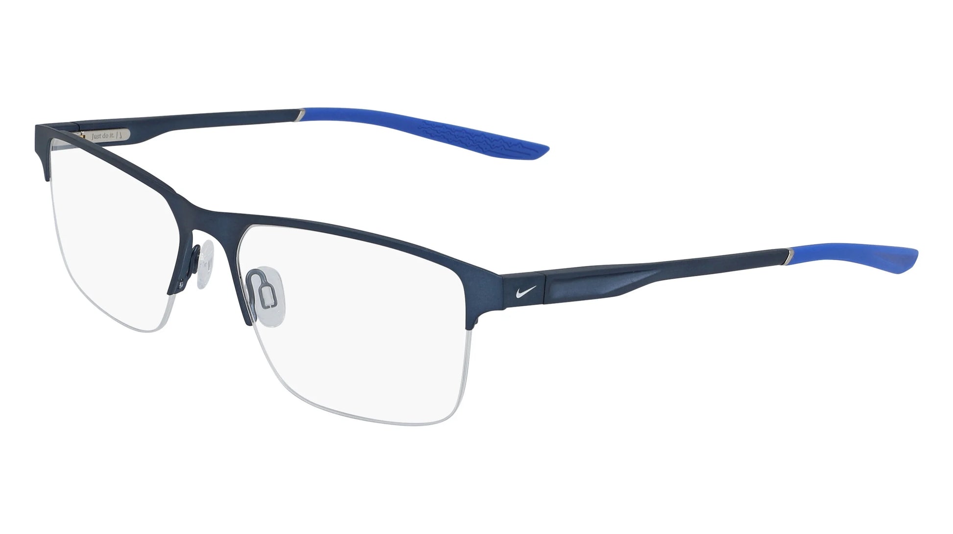 Nike 8045 Eyeglasses Brushed Thunder Blue / Racer Blu