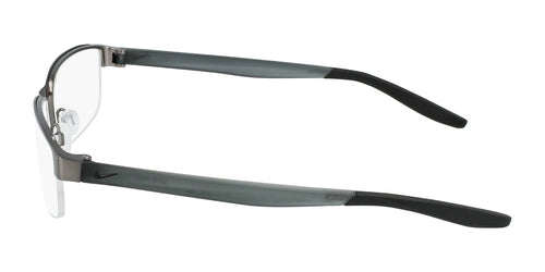 Nike 8138 Eyeglasses / Size 56 / Brushed Gunmetal/Black