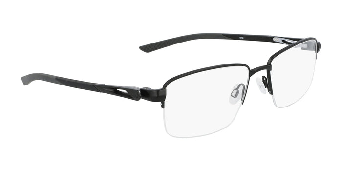 Nike 8141 Eyeglasses | Size 55 / Satin Black / Anthracite