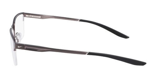Nike 8045 Eyeglasses / Size 57 / Brushed Gunmetal/Black