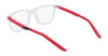 Nike 5543 Eyeglasses | Size 49 / Clear/Mystic Hibiscus