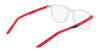 Nike 5543 Eyeglasses | Size 49 / Clear/Mystic Hibiscus