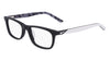 Nike 5547 Eyeglasses / Matte Black / Pure Platinum / Size 46