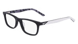 Nike 5547 Eyeglasses Matte Black / Pure Platinum