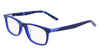 Nike 5547 Eyeglasses / Midnight Navy / Racer Blue / Size 46