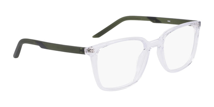 Nike 7259 Eyeglasses | Size 53 / Clear / Matte Rough Green