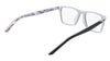 Nike 5548 Eyeglasses | Size 46 / Black / University Red