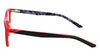 Nike 5548 Eyeglasses | Size 46 / Black / University Red