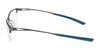 Nike 6064 Eyeglasses | Size 56 / Satin Black/Dark Grey