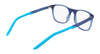Nike 7271 Eyeglasses | Size 53 / Clear/Space Blue