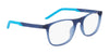 Nike 7271 Eyeglasses | Size 53 / Clear/Space Blue
