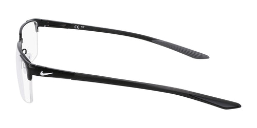 Nike 8054 Eyeglasses / Size 55 / Satin Black/Matte Black