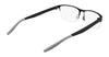 Nike 8153 Eyeglasses | Size 55 / Satin Black/Matte Black
