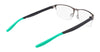 Nike 8153 Eyeglasses | Size 55 / Satin Black/Matte Black