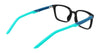 Nike 5036 Eyeglasses | Size 47 / Black/Clear Jade