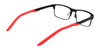 Nike 5592 Eyeglasses | Size 50 / Satin Black/Ember Glow