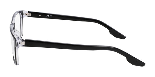 Nike 7160 Eyeglasses / Size 55 / Black/Crystal Clear
