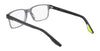Nike 7160 Eyeglasses | Size 55 / Black/Crystal Clear