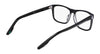 Nike 7163 Eyeglasses | Size 55 / Black/Crystal Clear