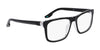Nike 7163 Eyeglasses | Size 55 / Black/Crystal Clear