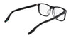 Nike 7163LB Eyeglasses | Size 55 / Black/Crystal Clear