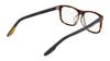 Nike 7163LB Eyeglasses | Size 55 / Black/Crystal Clear