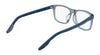Nike 7163LB Eyeglasses | Size 55 / Black/Crystal Clear