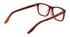 Nike 7163LB Eyeglasses | Size 55 / Black/Crystal Clear