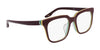 Nike 7167LB Eyeglasses | Size 52 / Black/Crystal Clear
