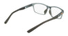 Nike 7017LB Eyeglasses | Size 57 / Matte Black/Atomic Teal