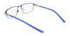 Nike 6067 Eyeglasses | Size 55 / Matte Black/Astronomy Blue