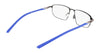 Nike 6067 Eyeglasses | Size 55 / Matte Black/Astronomy Blue