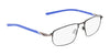 Nike 6067 Eyeglasses | Size 55 / Matte Black/Astronomy Blue