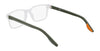 Nike 7160 Eyeglasses | Size 55 / Black/Crystal Clear