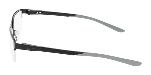 Nike 8159 Eyeglasses / Matte Black/Smoke Grey / Size 57