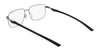 Nike 4317 Eyeglasses / Satin Gunmetal/Black / Size 55